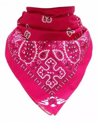Trendy Bandana Halstuch Paisley Magenta