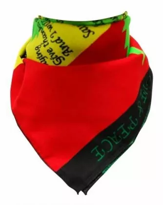 Bandana Scarf Cannabis Leaf Rasta