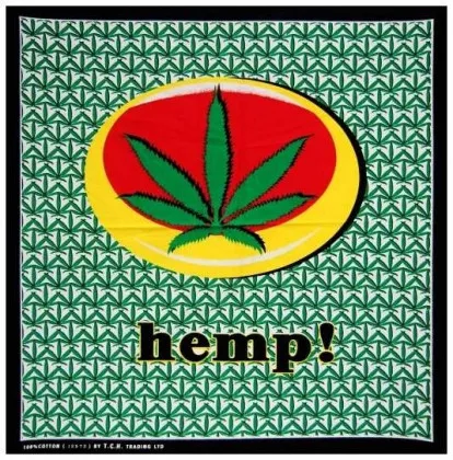 Trendy Cannabis Bandana Halstuch