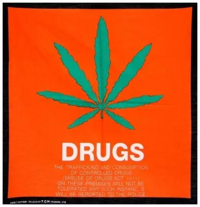 Cannabis Biker Bandana Halstuch