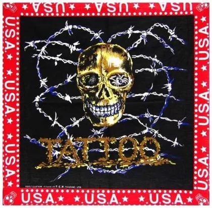 USA Bandana Tattoo Halstuch