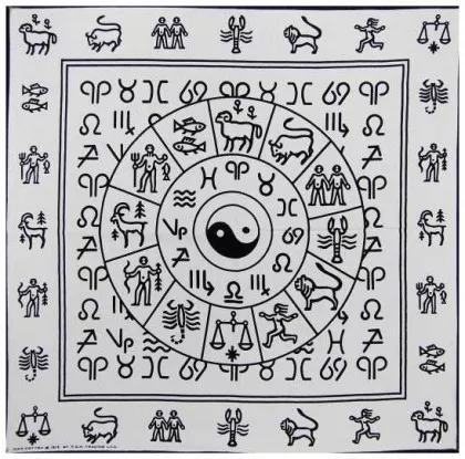 Yin Yang Bandana Halstuch Sternzeichen