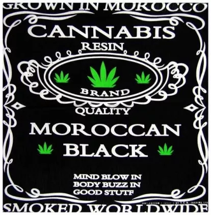 Trendy Bandana Halstuch Cannabis