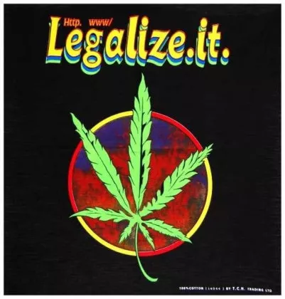 Bandana Halstuch Cannabis Blatt