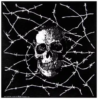 Biker Bandana Halstuch Stacheldraht