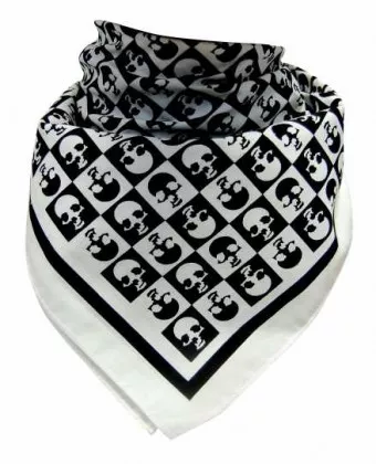Bandana Halstuch Totenkopf Karo