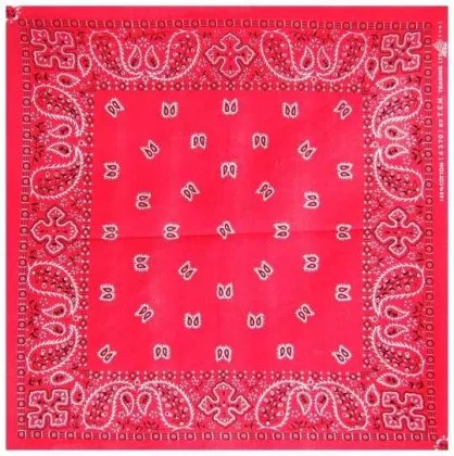 Biker Bandana Halstuch Paisley Muster Rosa