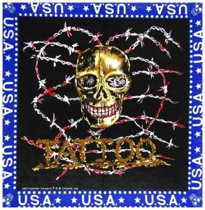 Trendy Bandana Halstuch USA Tattoo