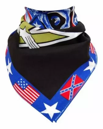 Biker Bandana Halstuch Südstaaten Totenkopf