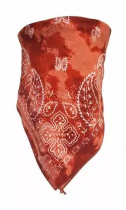 Rocker Bandana Red Batik Paisley