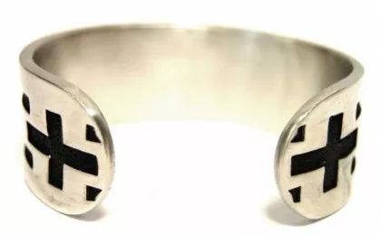 Armspange Silberfarben