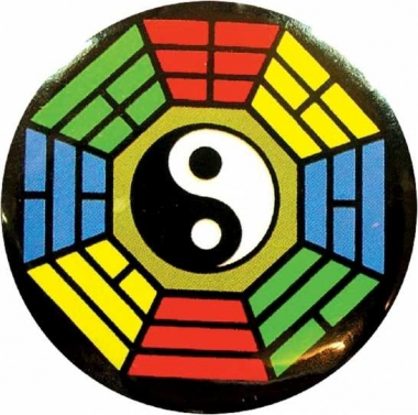 Button Badge Ying Yang