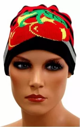 Beanie - Flaming Cherry