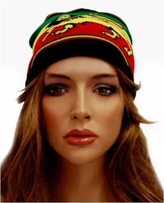 Beanie - Rasta Löwe