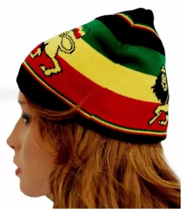 Beanie - Rasta Löwe