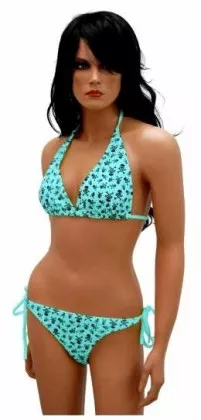 Bikini mit Mini Totenköpfen
