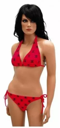 Bikini mit Totenköpfen