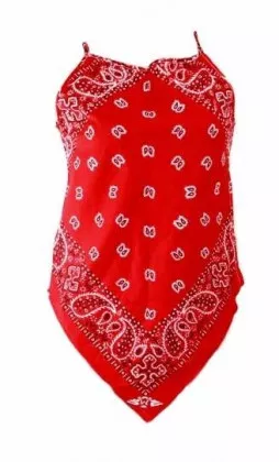 Paisley Rot Bandana Trägertop
