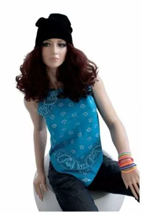 Paisley Türkis Bandana Trägertop