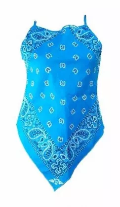 Paisley Türkis Bandana Trägertop