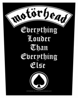 Motörhead Everything Louder Backpatch