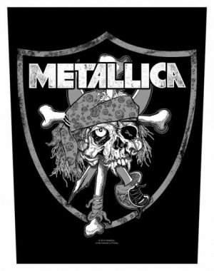 Metallica Raiders Skull Backpatch
