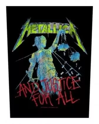 Metallica And Justice For All Backpatch