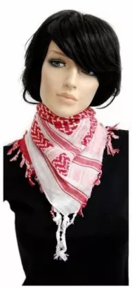 PLO Bandana Weiß Rot