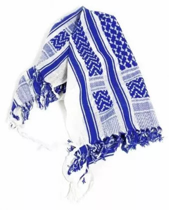 PLO Bandana Weiß Blau