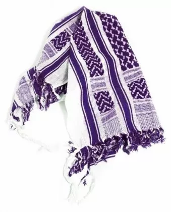 PLO Bandana Weiß Lila