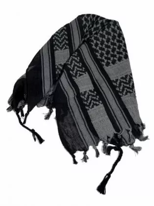 PLO Bandana Schwarz Grau