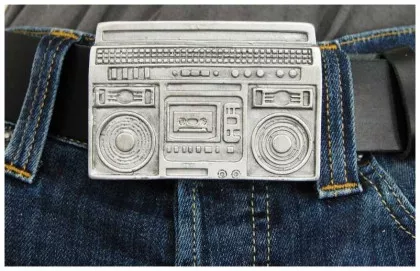 Gürtelschnalle Ghettoblaster