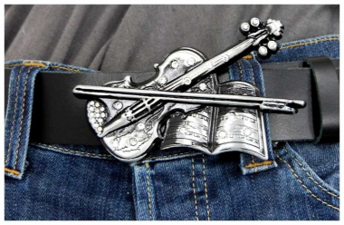 Belt Buckle Violin