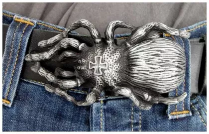 Gürtelschnalle Spider