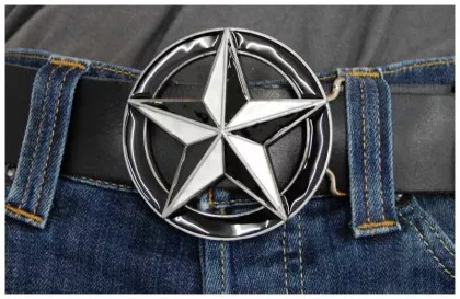 Gürtelschnalle Star