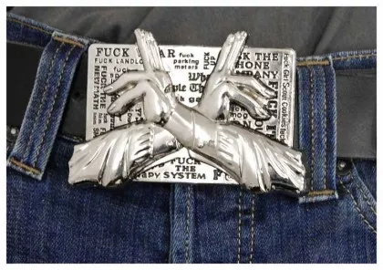 Gürtelschnalle Fuck Everything