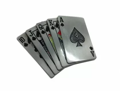 Gürtelschnalle Cards