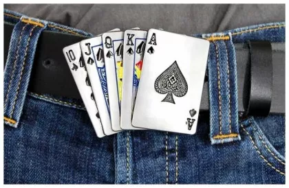 Gürtelschnalle Cards