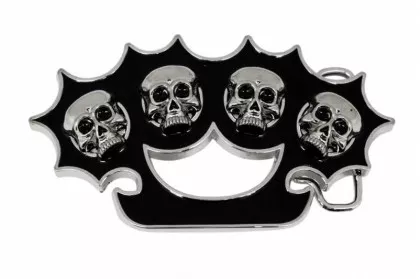 Gürtelschnalle Skull Knuckles