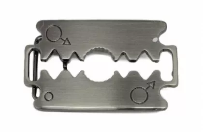 Gürtelschnalle Razor Blade