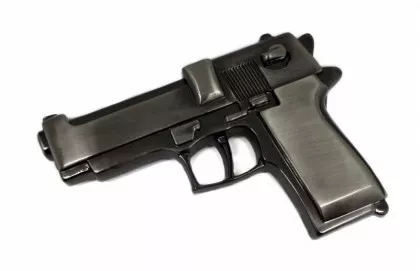 Gürtelschnalle Pistole