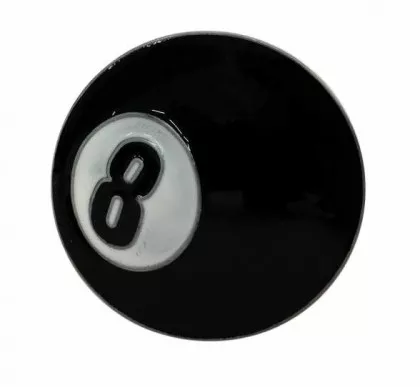 Gürtelschnalle 8-Ball
