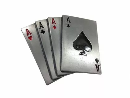 Gürtelschnalle 4 Asse