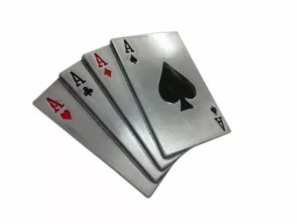 Gürtelschnalle 4 Asse