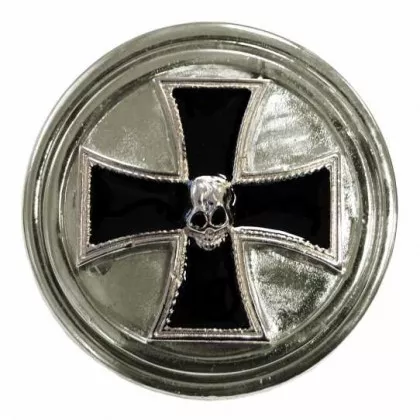 Gürtelschnalle Iron Cross Skull