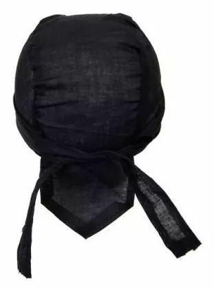 Schwarz Uni Kinder Bandana Cap