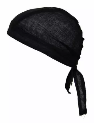 Schwarz Uni Kinder Bandana Cap