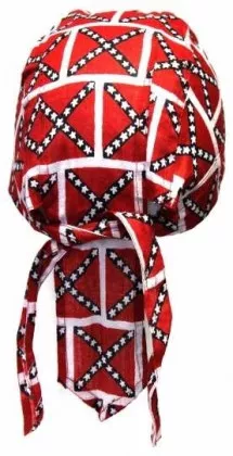 Rot Weiß Kinder Bandana Cap