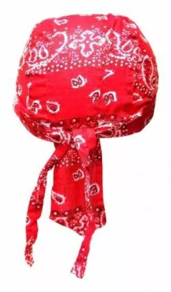 Rot Weiß Paisley Bandana Cap
