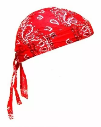 Rot Weiß Paisley Bandana Cap